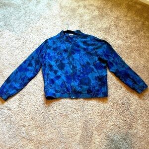 Juicy Couture Blue Jean floral jacket